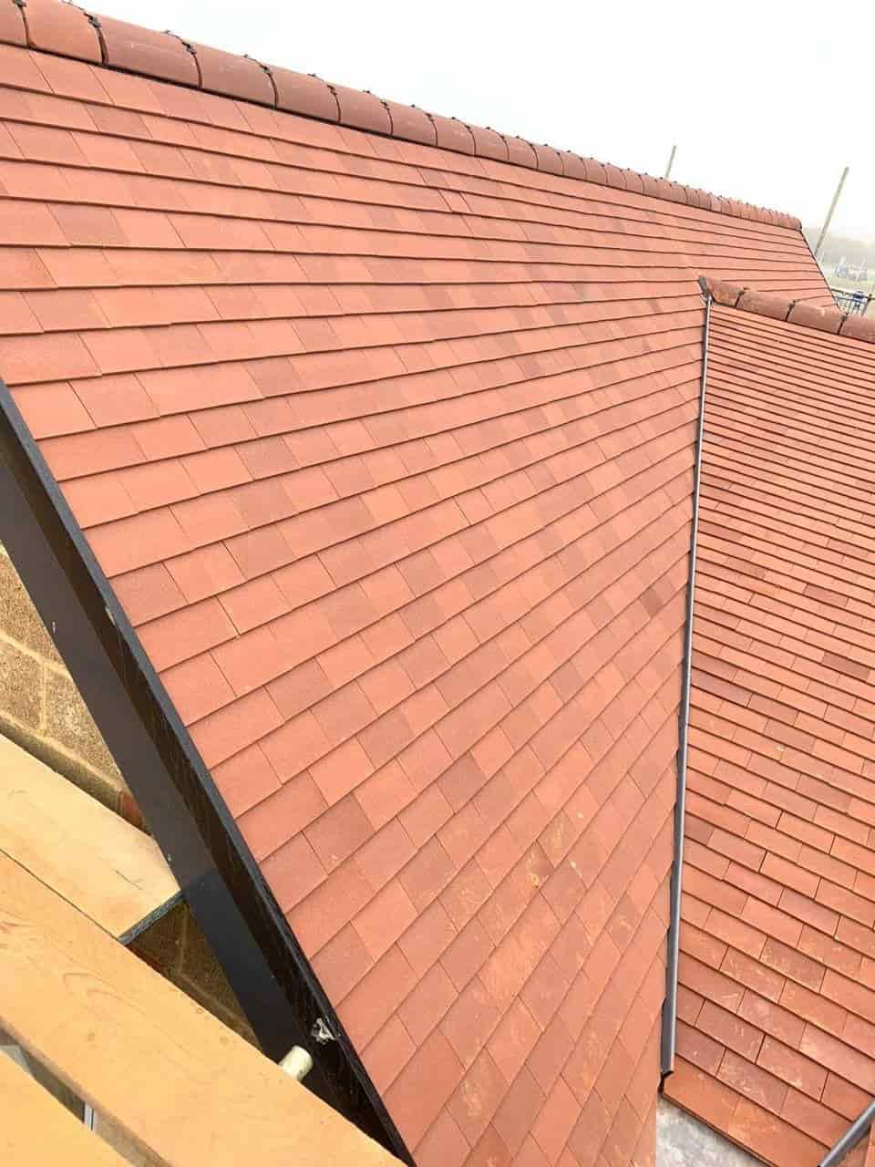 This is a photo of a new build roof installed in Tenterden, Kent. All works carried out by Tenterden Roofers