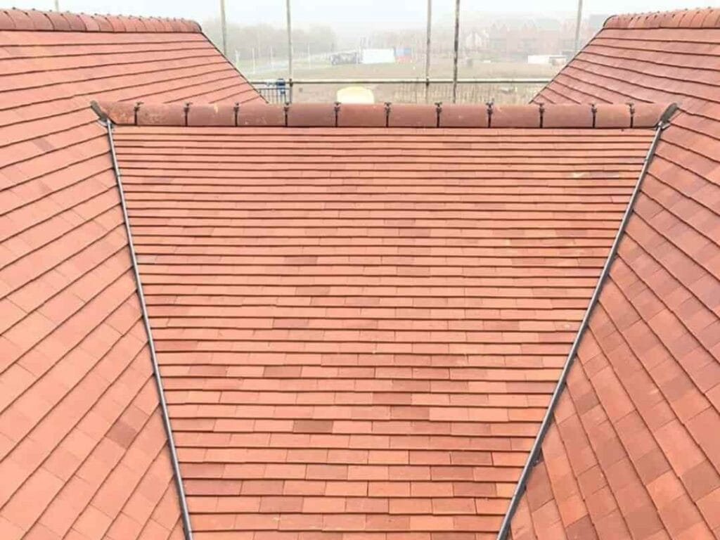 This is a photo of a new build roof installed in Tenterden, Kent. All works carried out by Tenterden Roofers